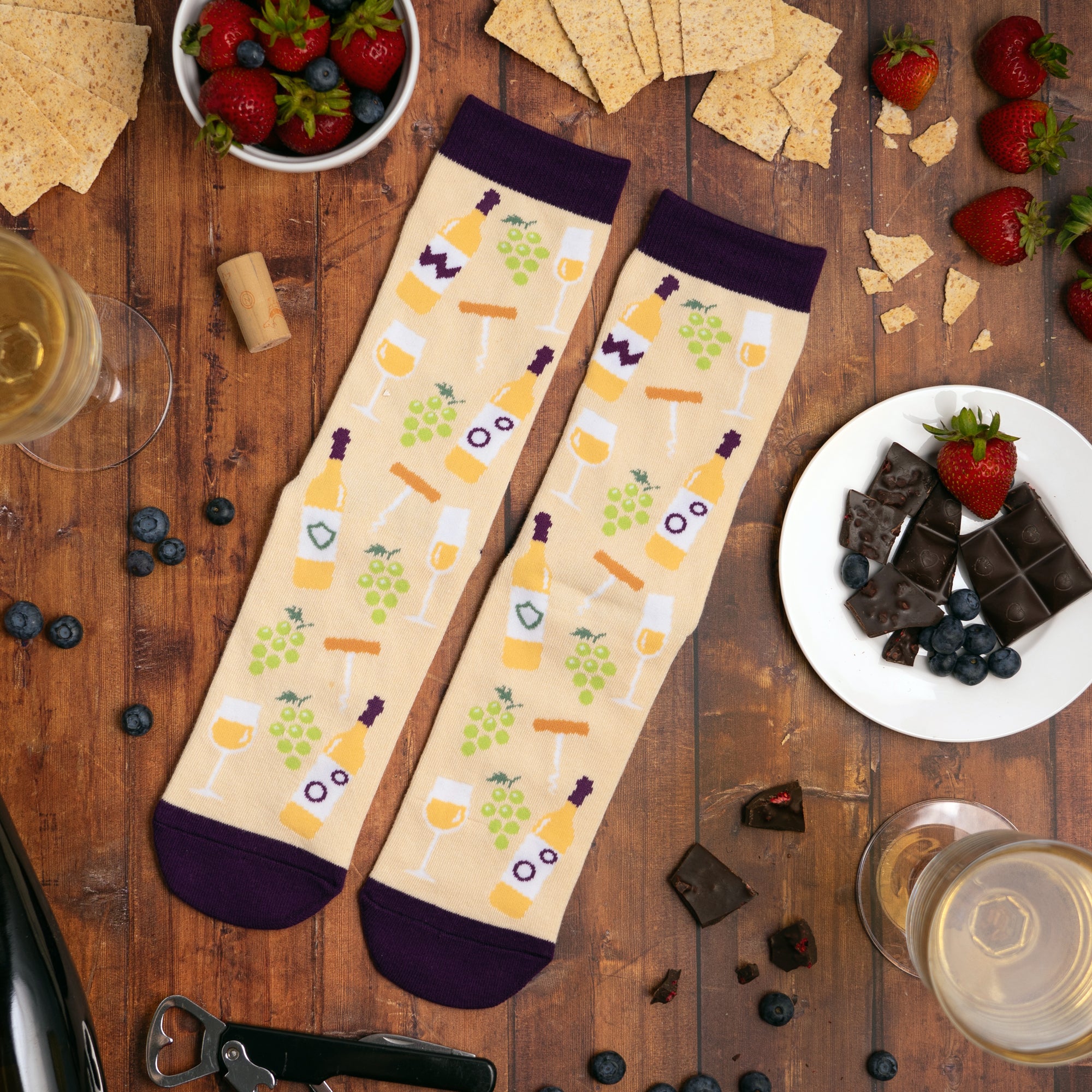 Bring Me White Wine Socks