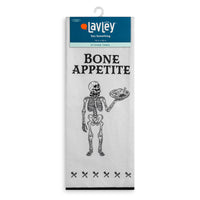 Bone Appétit Gothic Skeleton Microfiber Kitchen Tea Towel