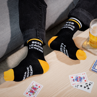 Beer League Legend Funny Socks for Men Who Play Sports