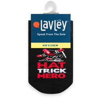 Hat Trick Hero Cool Hockey Socks for Kids