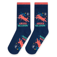 Aries Season Astrology Socks Birthday Gift for Women