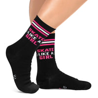 Skate Like a Girl Socks for Women who Play Hockey