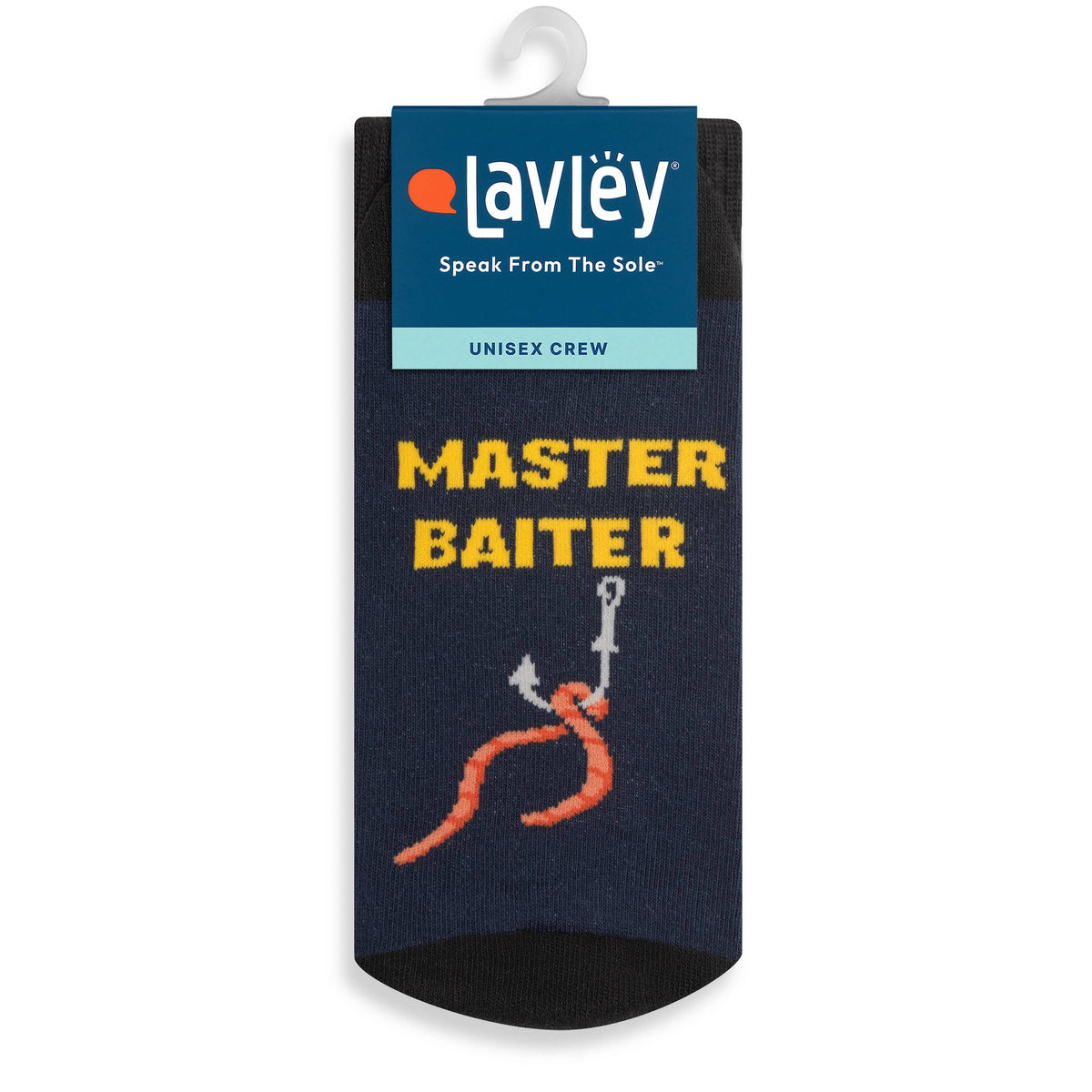 Master Baiter Funny Fishing Socks for Men who Fish