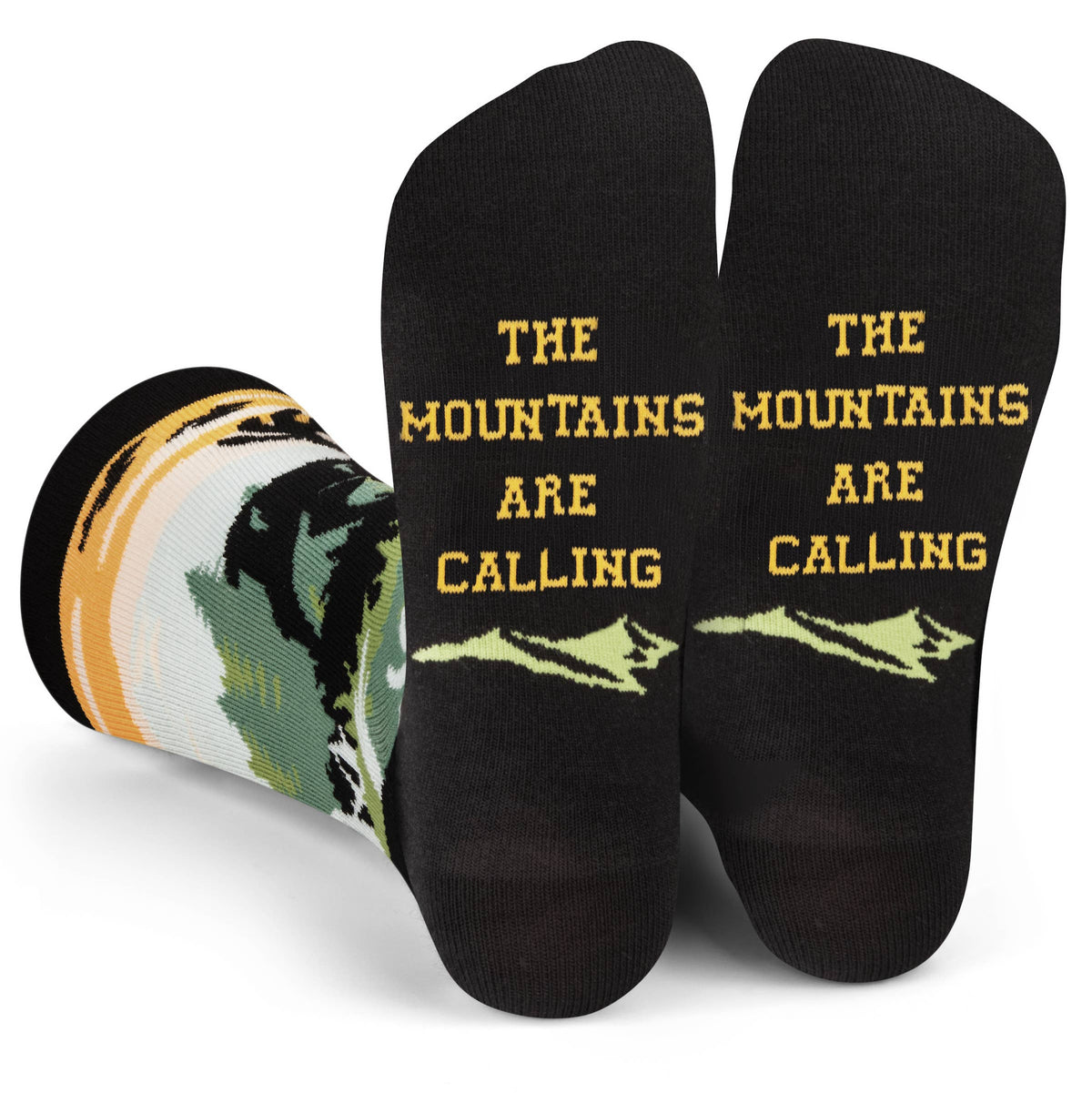 The Mountains are Calling Socks for Outdoor Lovers