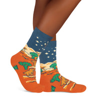 My Favorite Dino is a Nugget Crazy Dinosaur Socks for Kids