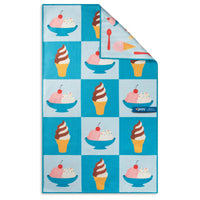 Here's The Scoop Ice Cream Design Microfiber Kitchen Towel