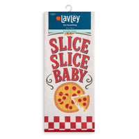 Slice Slice Baby Funny Pizza Design Microfiber Kitchen Towel