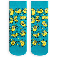 Mac & Cheese Please Colorful Crazy Food Socks for Kids