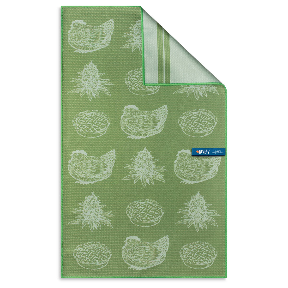 Chicken, Pot, Pie Funny Microfiber Kitchen Tea Towel