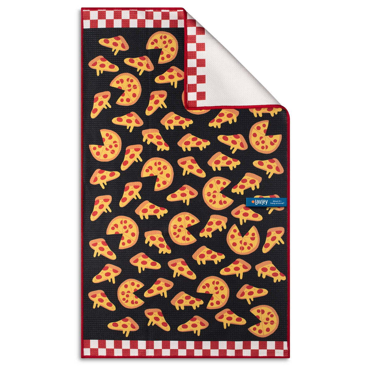 Slice Slice Baby Funny Pizza Design Microfiber Kitchen Towel