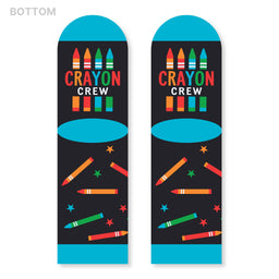 Crayon Crew Colorful Crazy Socks for Kids