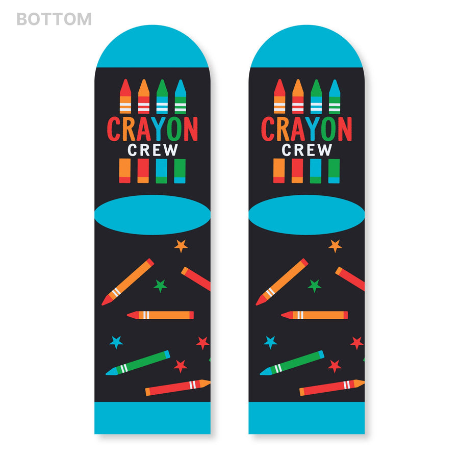 Crayon Crew Colorful Crazy Socks for Kids