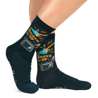 Amped Up Music Socks for Men and Women Guitar Players