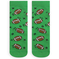 Touchdown! Crazy Colorful Football Kids Socks