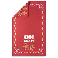 Oh Snap Funny Christmas Decor Microfiber Kitchen Tea Towel