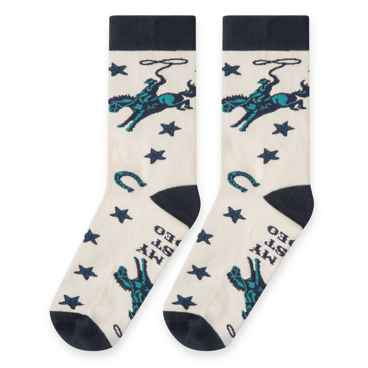 Not My First Rodeo Funny Western Socks for Men and Women