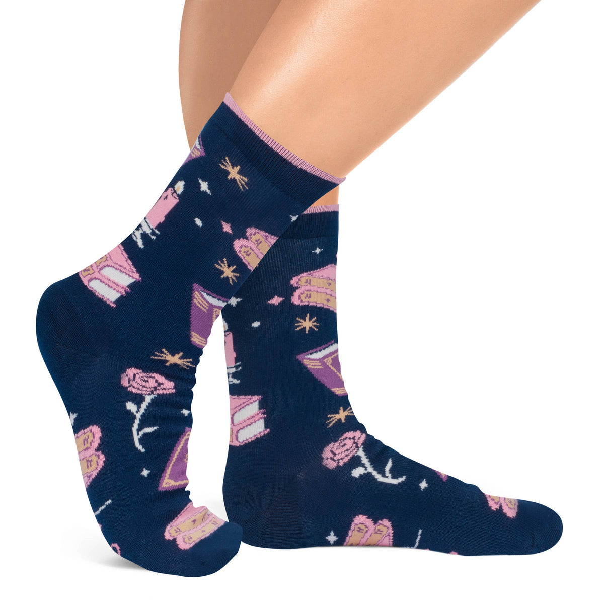 Romance Reader Socks for Women who Love Books and Reading