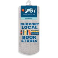 Support Local Book Stores Socks for Reading Lovers Unisex