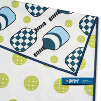 Dink Responsibly Funny Pickleball Microfiber Kitchen Towel