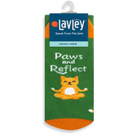 Paws and Reflect Cat Socks Unisex for Men and Women