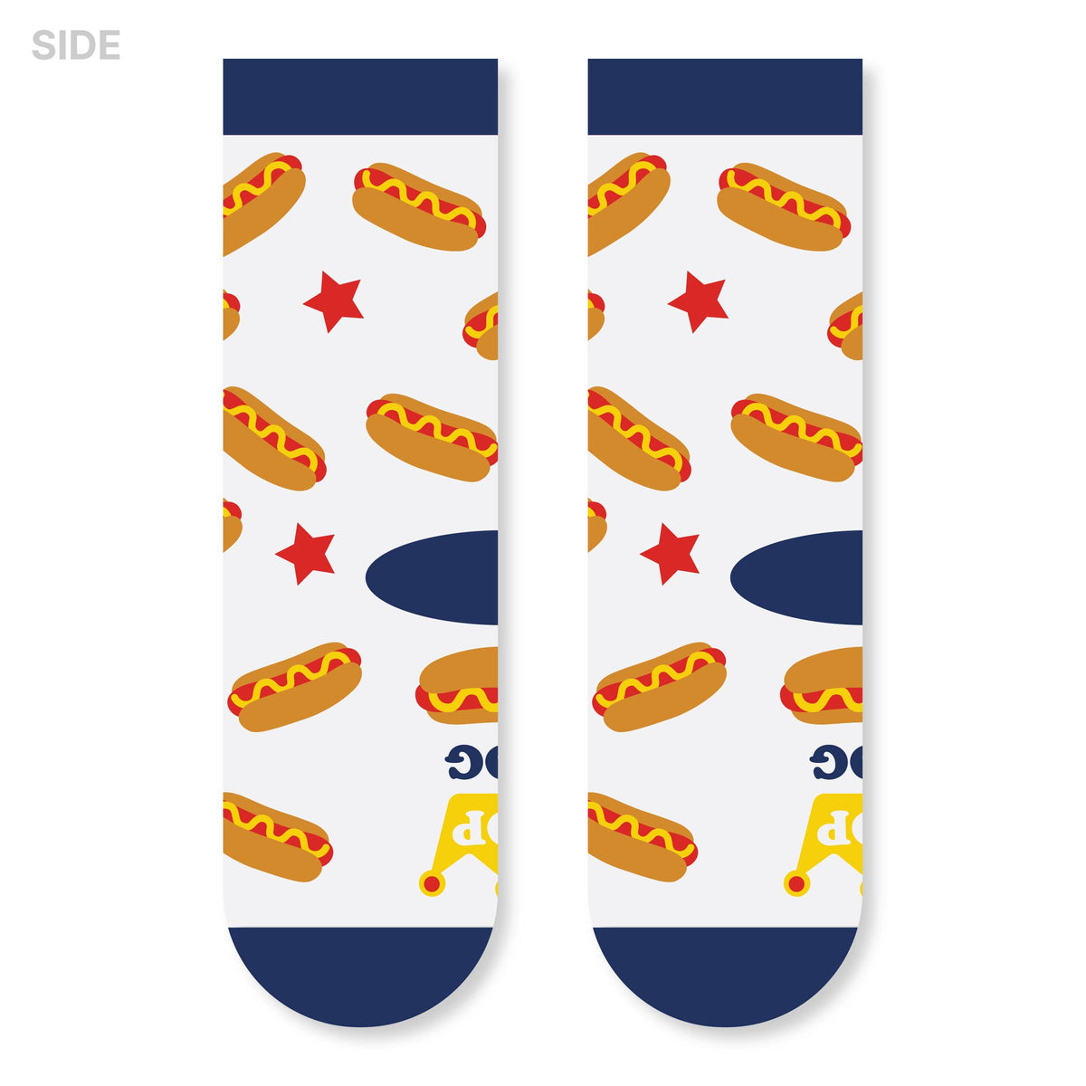 Top Dog Crazy Colorful Hot Dog Socks for Kids