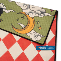 Witch Way to the Wine Funny Halloween Microfiber Kitchen Tea