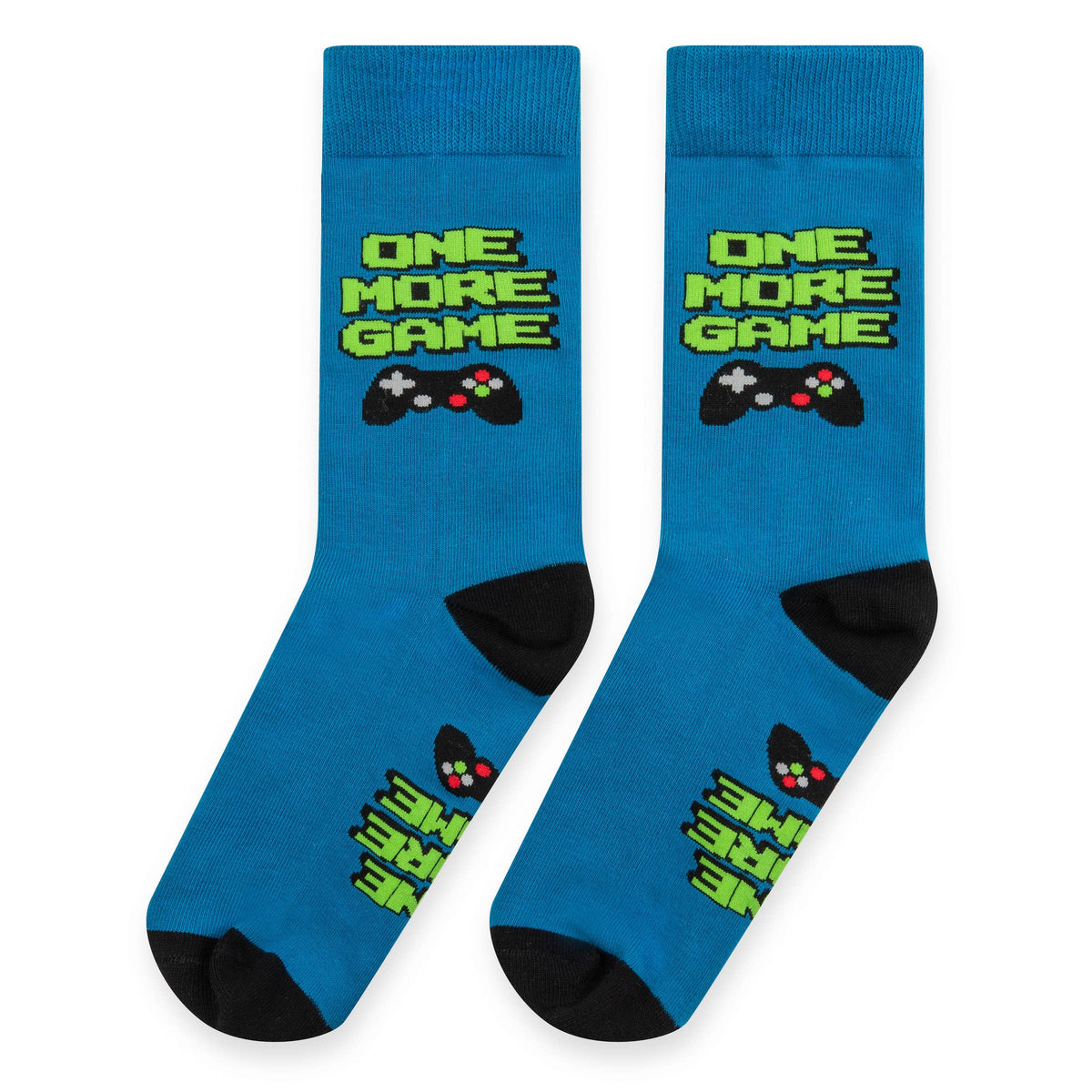 One More Game Video Game Socks for Men and Teens