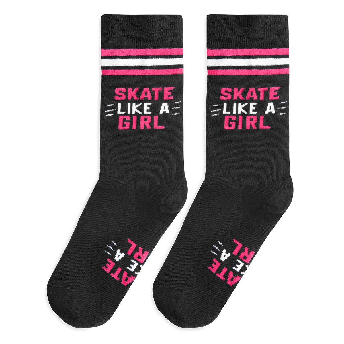 Skate Like a Girl Socks for Women who Play Hockey