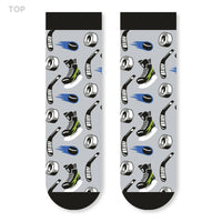 Eat, Sleep, Hockey Kids Socks for Boys and Girls