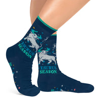 Taurus Season Astrology Socks Birthday Gift for Women