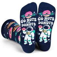 Go Nuts for Donuts Socks Funny Accessory for Men and Women