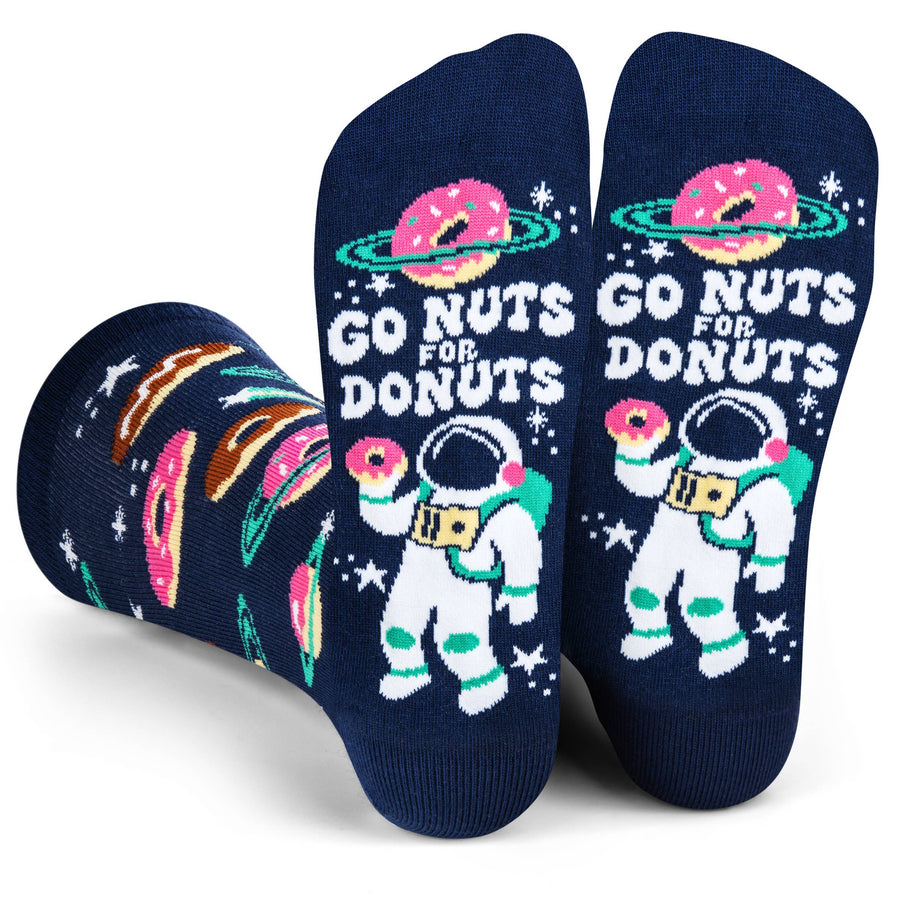 Go Nuts for Donuts Socks Funny Accessory for Men and Women