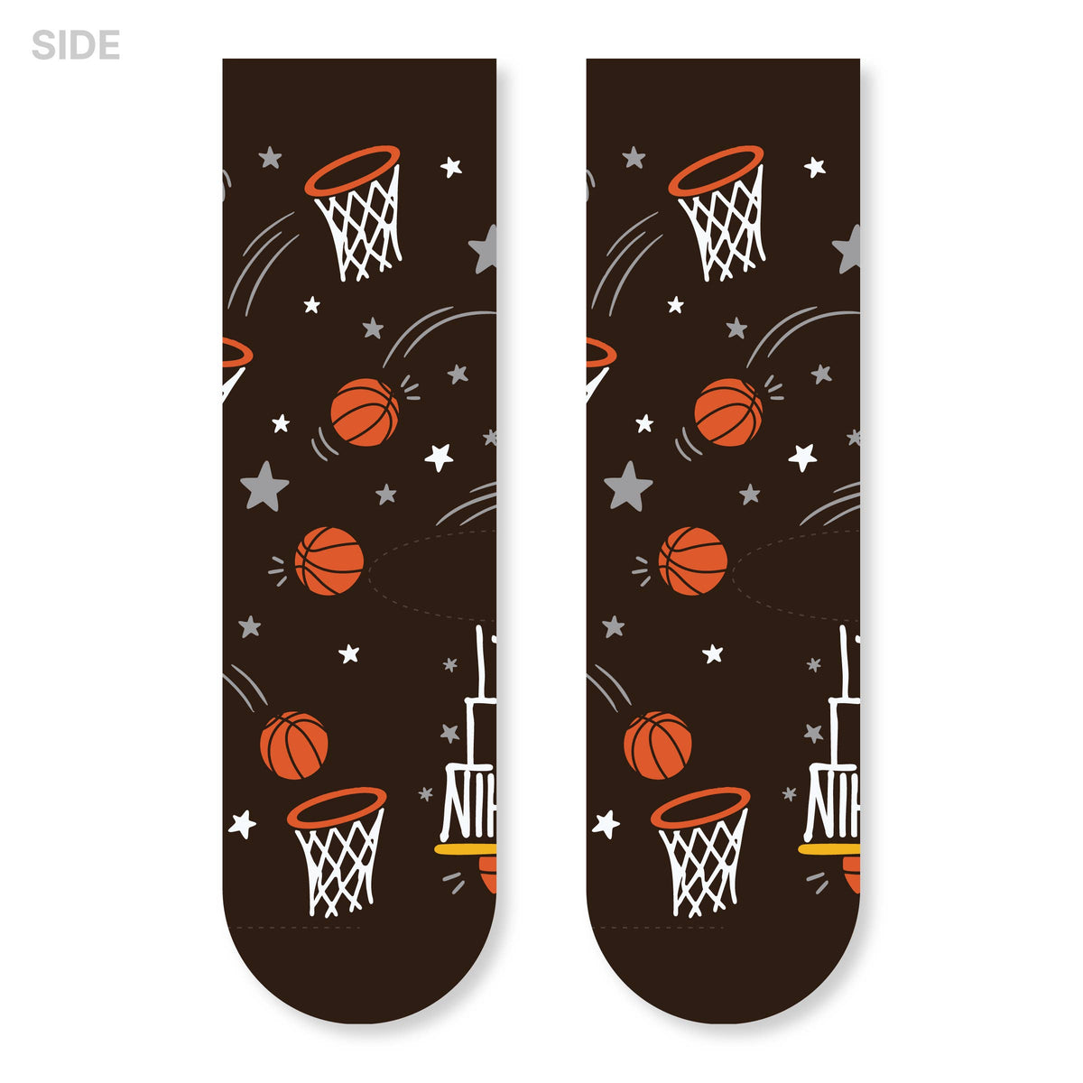 Nothing But Net Kids Basketball Socks for Boys and Girls