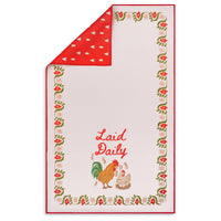 Laid Daily Funny Chicken Design Microfiber Kitchen Tea Towel