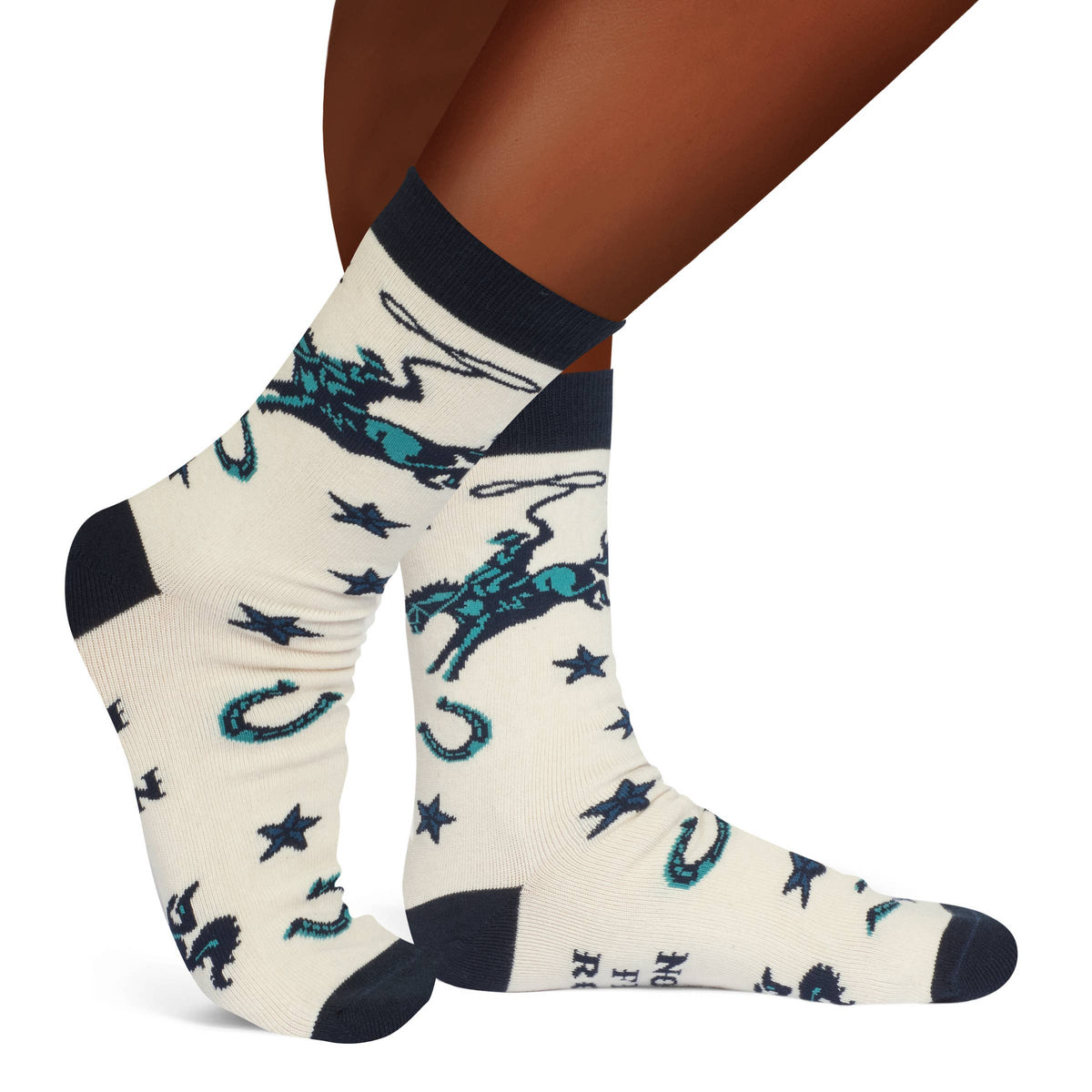 Not My First Rodeo Funny Western Socks for Men and Women