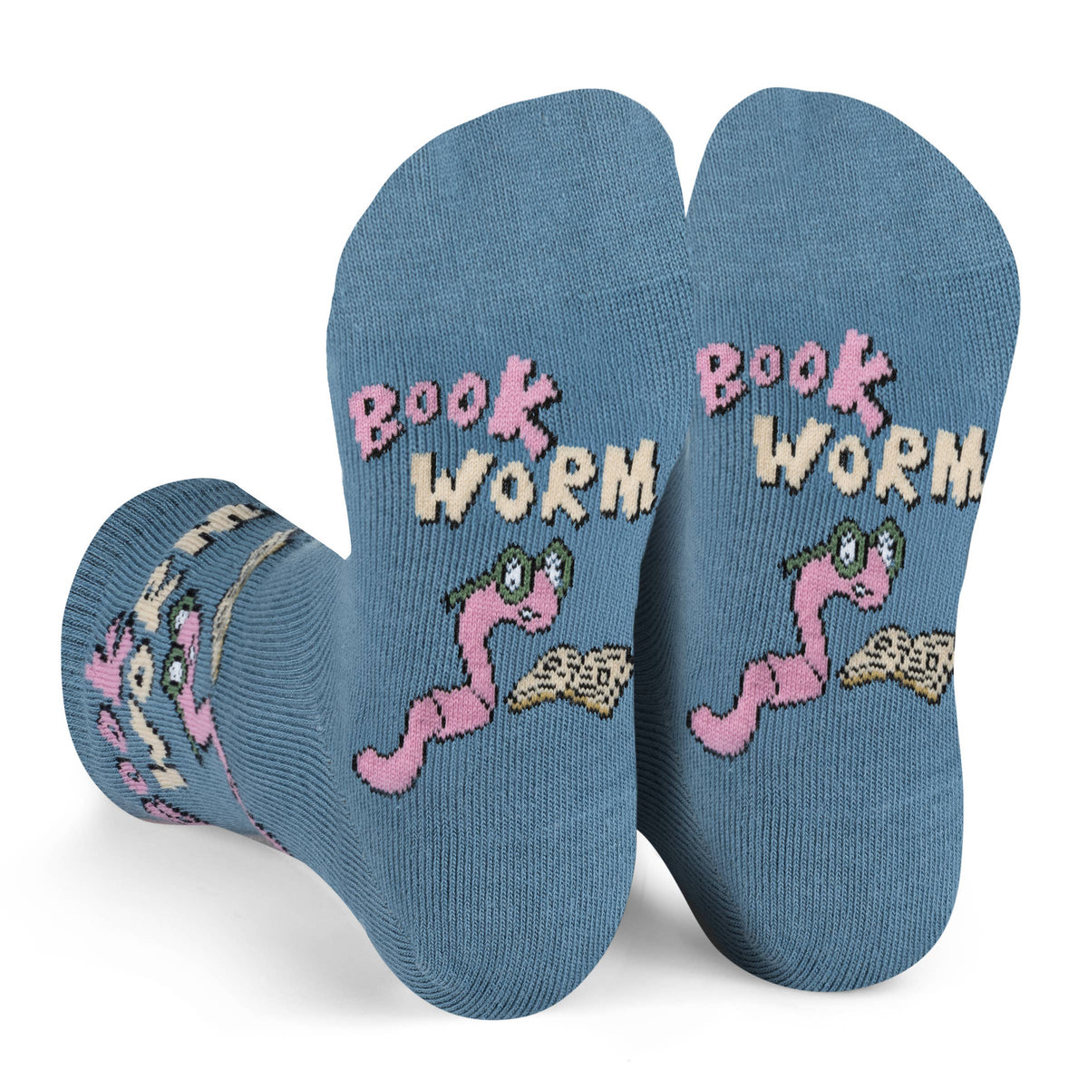 Bookworm Crazy Kids Socks for Boys and Girls who Love Books