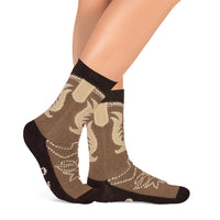 These Are My Cowboy Boots Funny Western Kids Socks for Boys