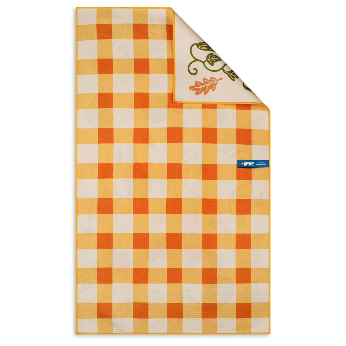 Hello Gourd-geous Fall Decor Microfiber Kitchen Tea Towel