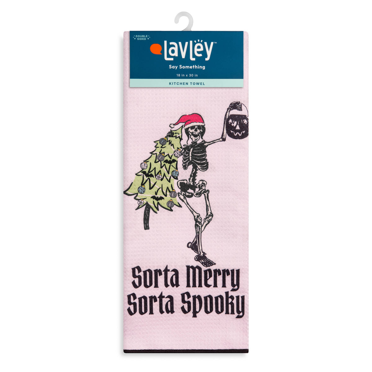 Sorta Merry Sorta Spooky Holiday Microfiber Kitchen Towel