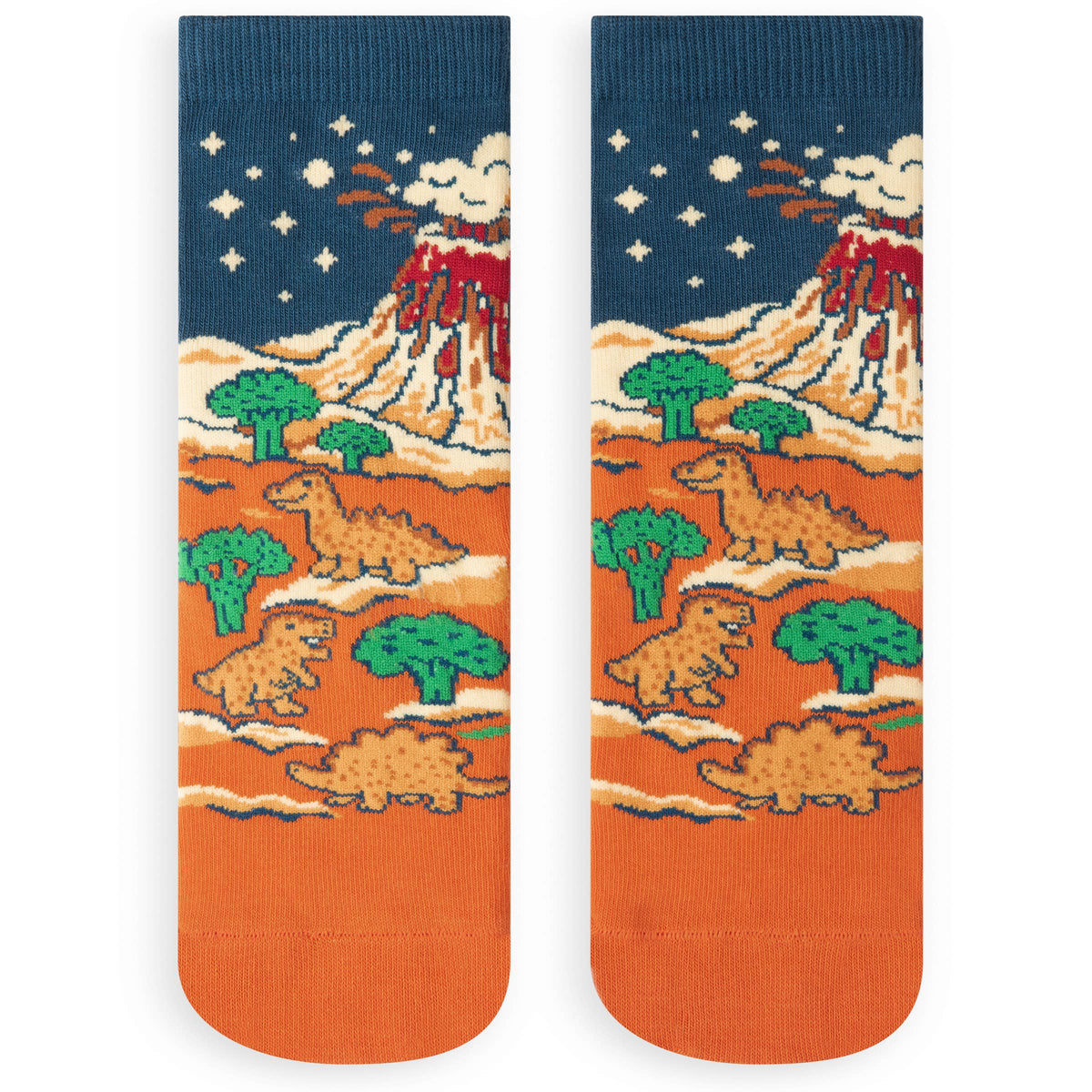 My Favorite Dino is a Nugget Crazy Dinosaur Socks for Kids