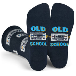 Old School Socks for Music Lovers and Birthday Gift for Men