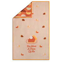 You Want a Piece of Me? Pie Design Microfiber Kitchen Towel