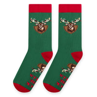 Buck the Halls Funny Christmas Socks for Men who Hunt