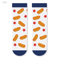 Top Dog Crazy Colorful Hot Dog Socks for Kids