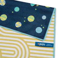 Peace Out Alien Design Funny Microfiber Kitchen Tea Towel 
