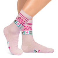 Get Your Mahj-On women's Mahjong socks worn on feet