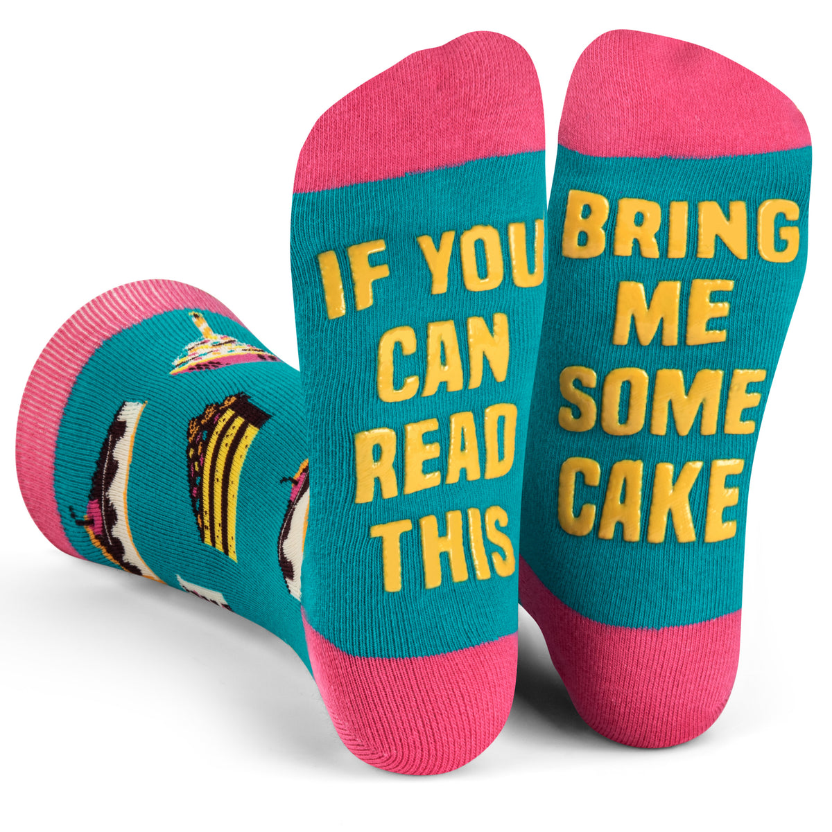 If You Can Read This, Bring Me Cake Socks — Lavley