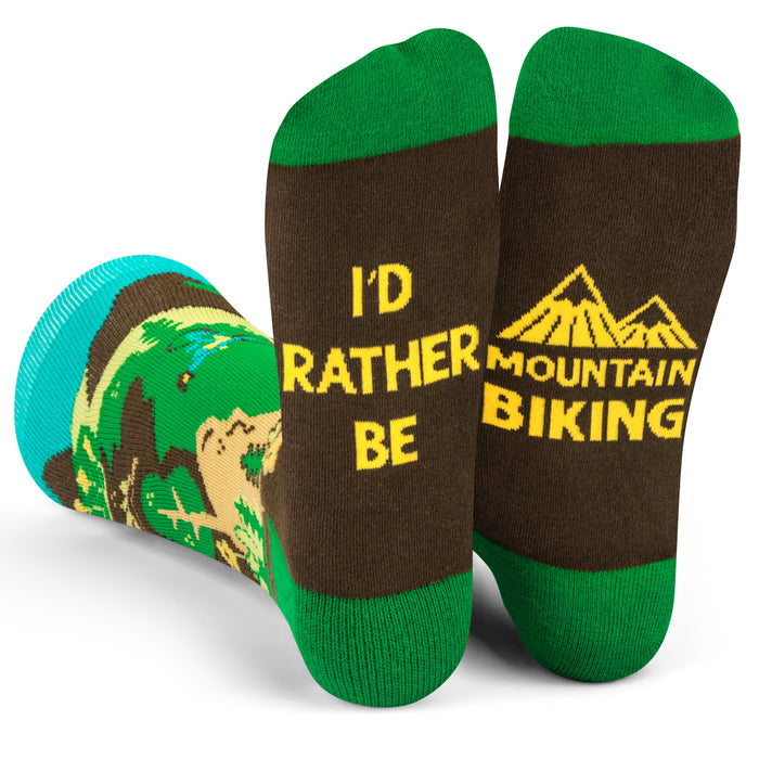 I'd Rather Be Mountain Biking Socks