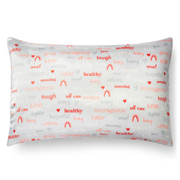 Positive Affirmations Satin Pillowcase (Queen Size)