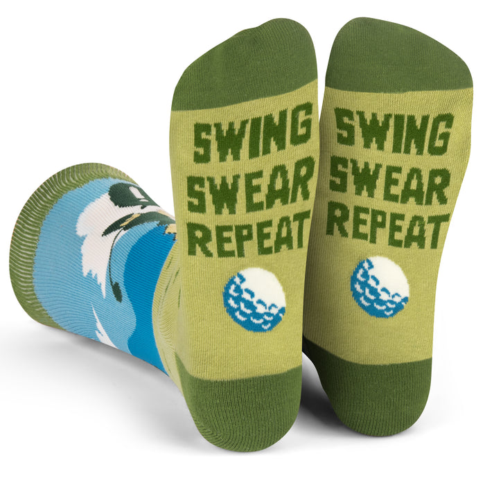 Swing Swear Repeat Socks